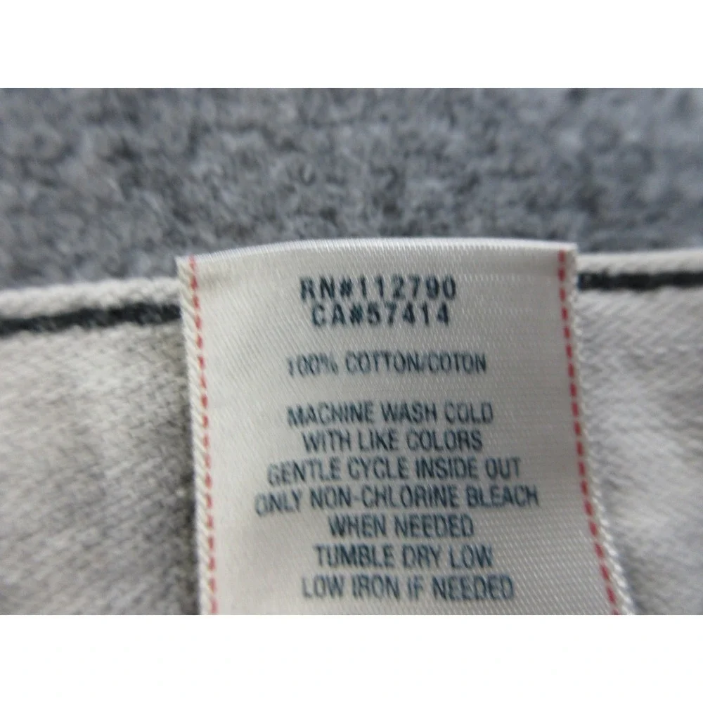 True Religion Ricky Jeans Mens 38x32 Gray Acid Wash Flap Pocket Denim USA
